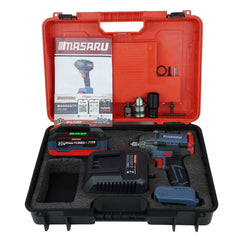 ชุดบล็อกไร้สาย MASARU SCDW-160 พร้อมแบตเตอรี่ 20V และอุปกรณ์เสริมครบกล่อง