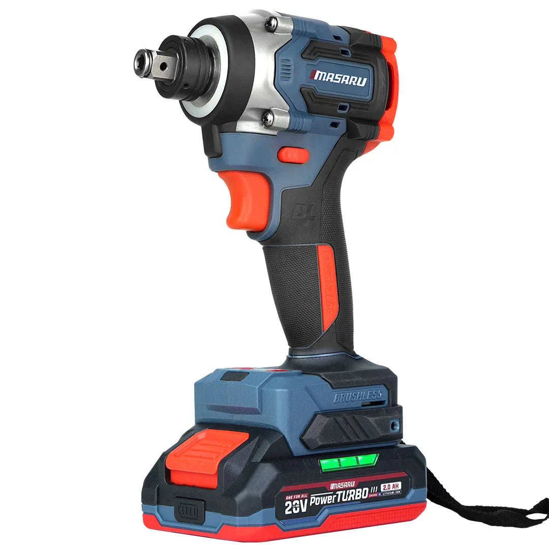 ไขควงกระแทกไร้สาย Masaru รุ่น SCDI-220 แรงดันไฟ 20V แรงบิดสูง 255 N.m