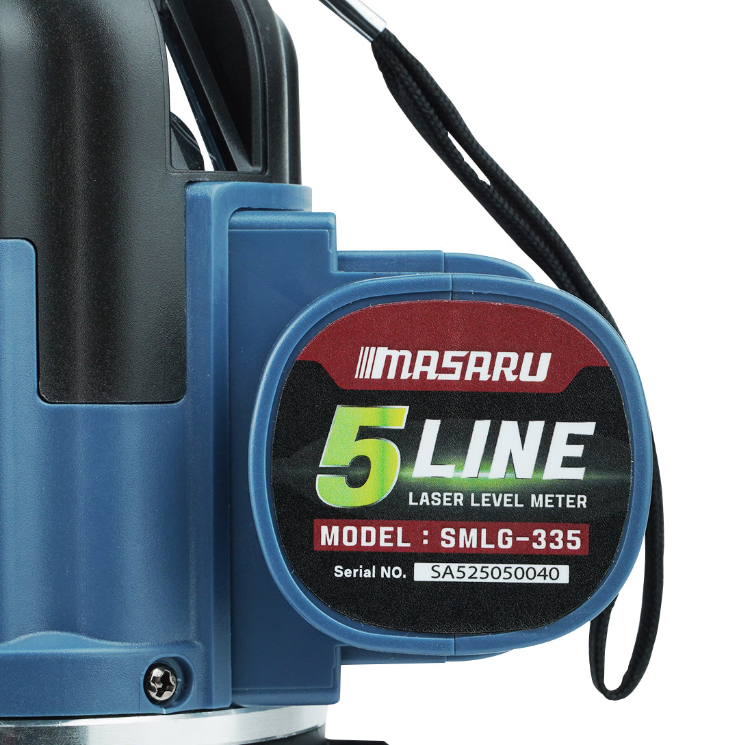 เครื่องวัดระดับเลเซอร์แบบแสงสีเขียว 5 เส้น (LASER LEVEL METER) SMLG-335
