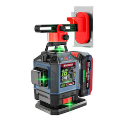 เครื่องวัดระดับเลเซอร์แบบแสงสีเขียว 16 เส้น (LASER LEVEL METER) SMLG-325