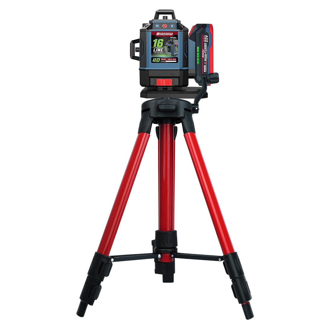 เครื่องวัดระดับเลเซอร์แบบแสงสีเขียว 16 เส้น (LASER LEVEL METER) SMLG-325