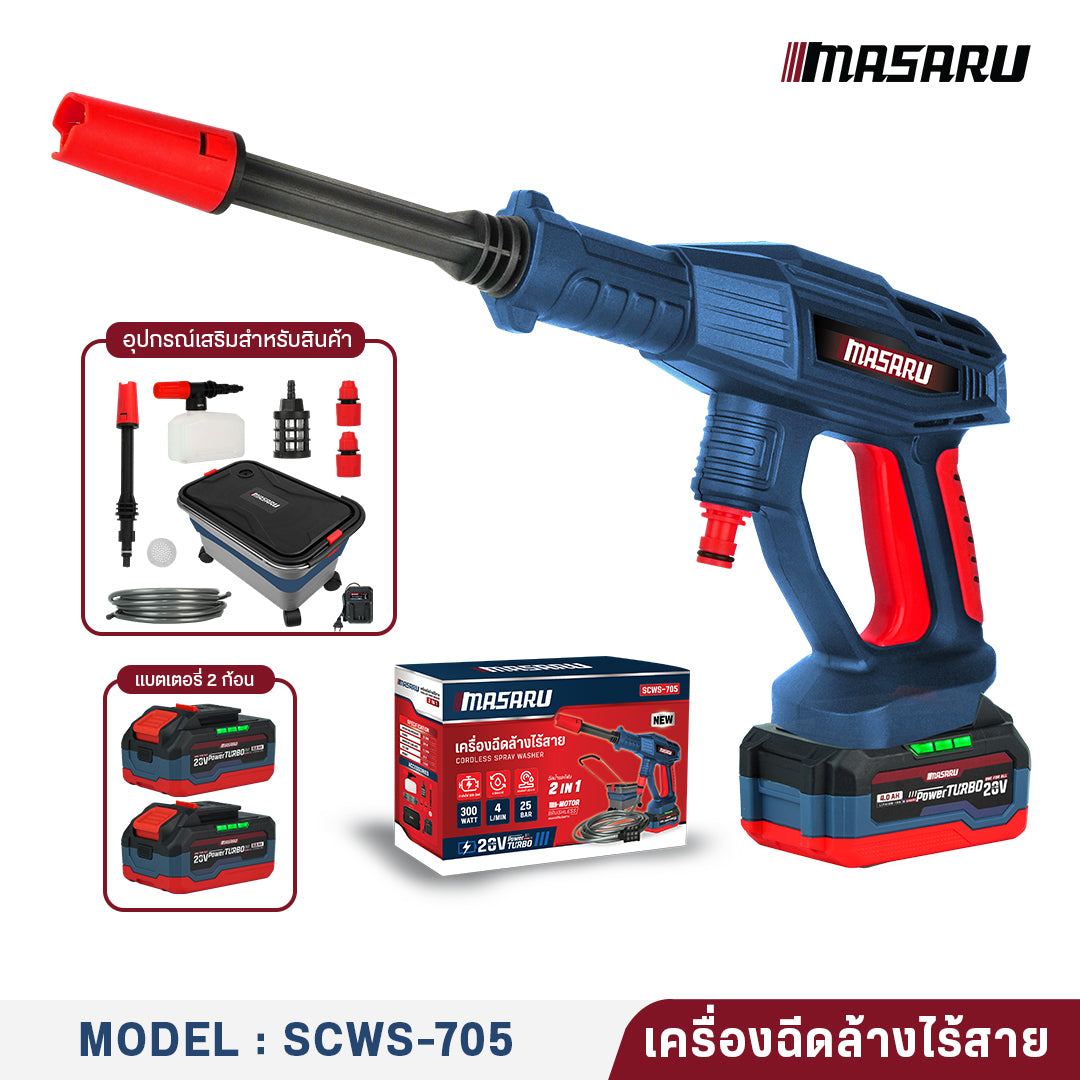 เครื่องฉีดน้ำแรงดันสูง (HIGH PRESSURE CLEANER) SCWS-705