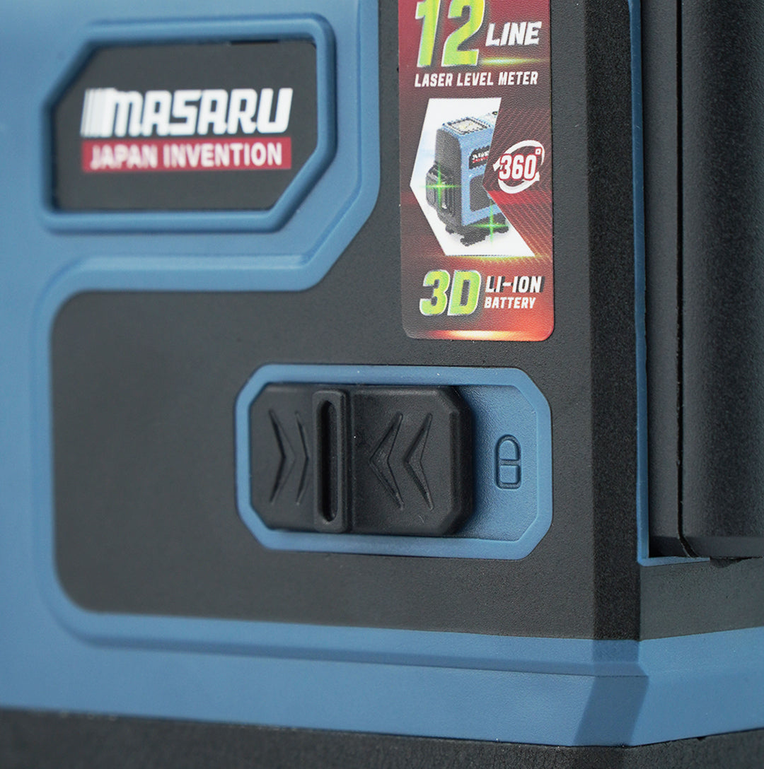 เครื่องวัดระดับเลเซอร์แบบแสงสีเขียว 12 เส้น (LASER LEVEL METER) SMLG-300
