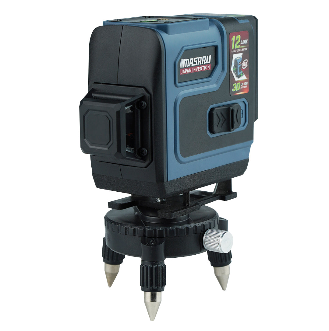 เครื่องวัดระดับเลเซอร์แบบแสงสีเขียว 12 เส้น (LASER LEVEL METER) SMLG-300