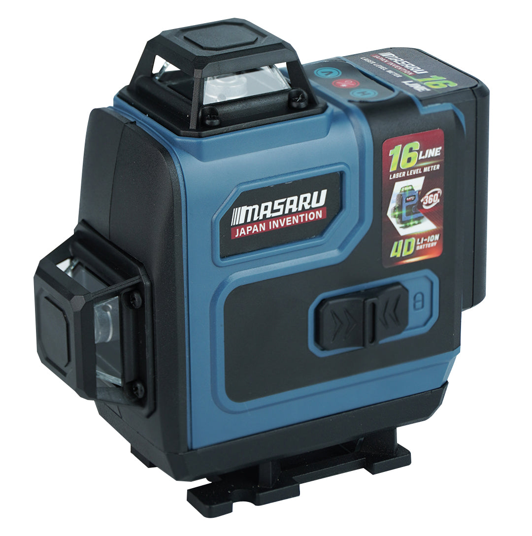 เครื่องวัดระดับเลเซอร์แบบแสงสีเขียว 16 เส้น (LASER LEVEL METER) SMLG-305