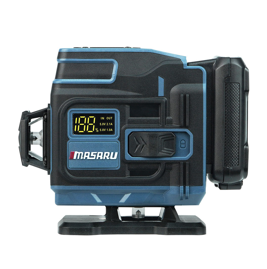 เครื่องวัดระดับเลเซอร์แบบแสงสีเขียว 12 เส้น (LASER LEVEL METER) SMLG-310