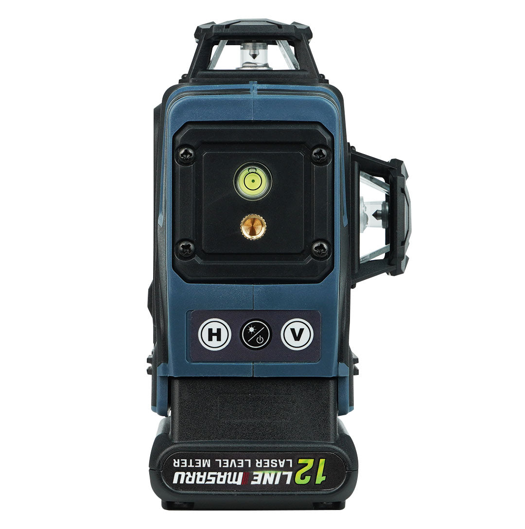 เครื่องวัดระดับเลเซอร์แบบแสงสีเขียว 12 เส้น (LASER LEVEL METER) SMLG-310