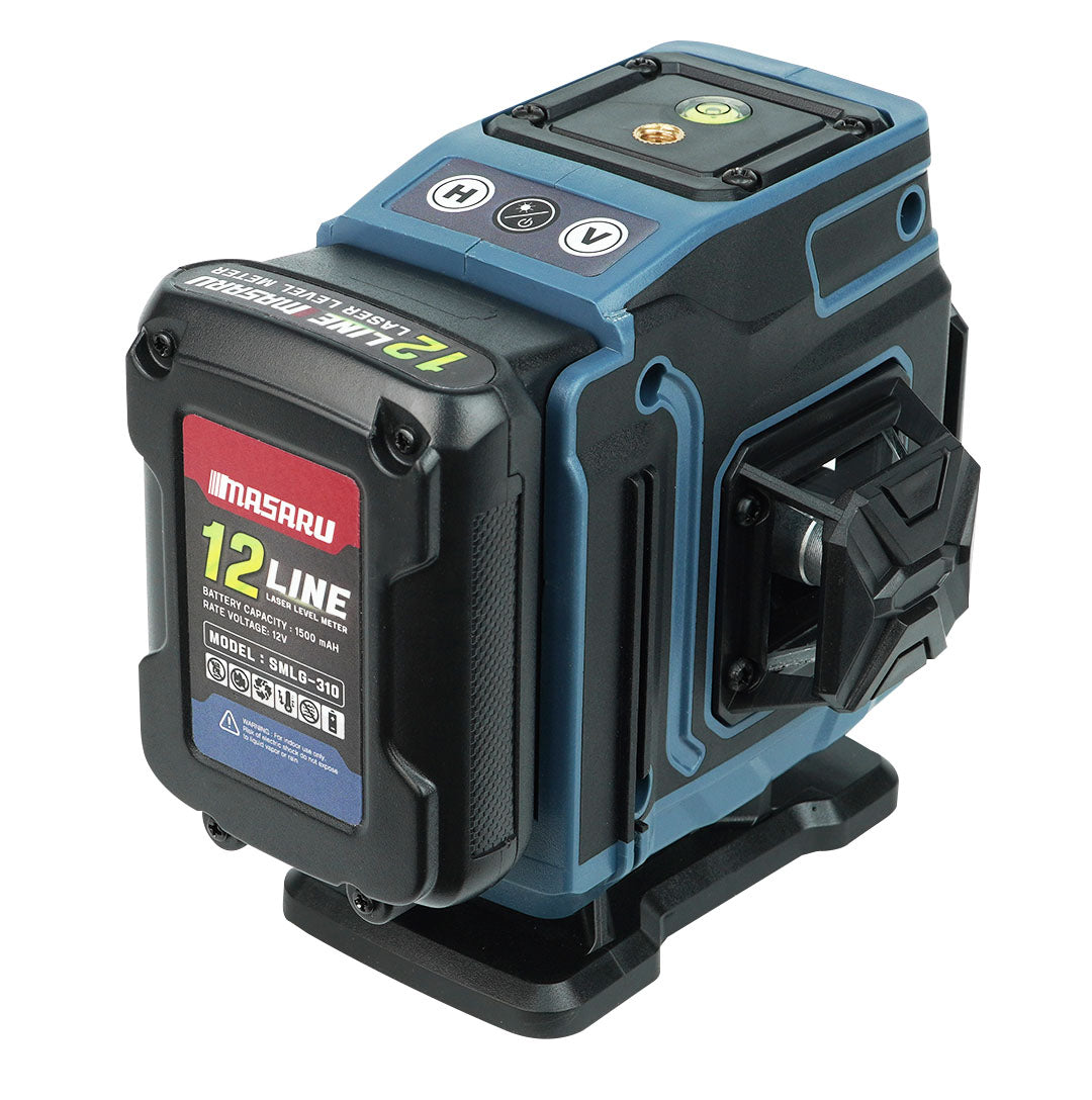 เครื่องวัดระดับเลเซอร์แบบแสงสีเขียว 12 เส้น (LASER LEVEL METER) SMLG-310