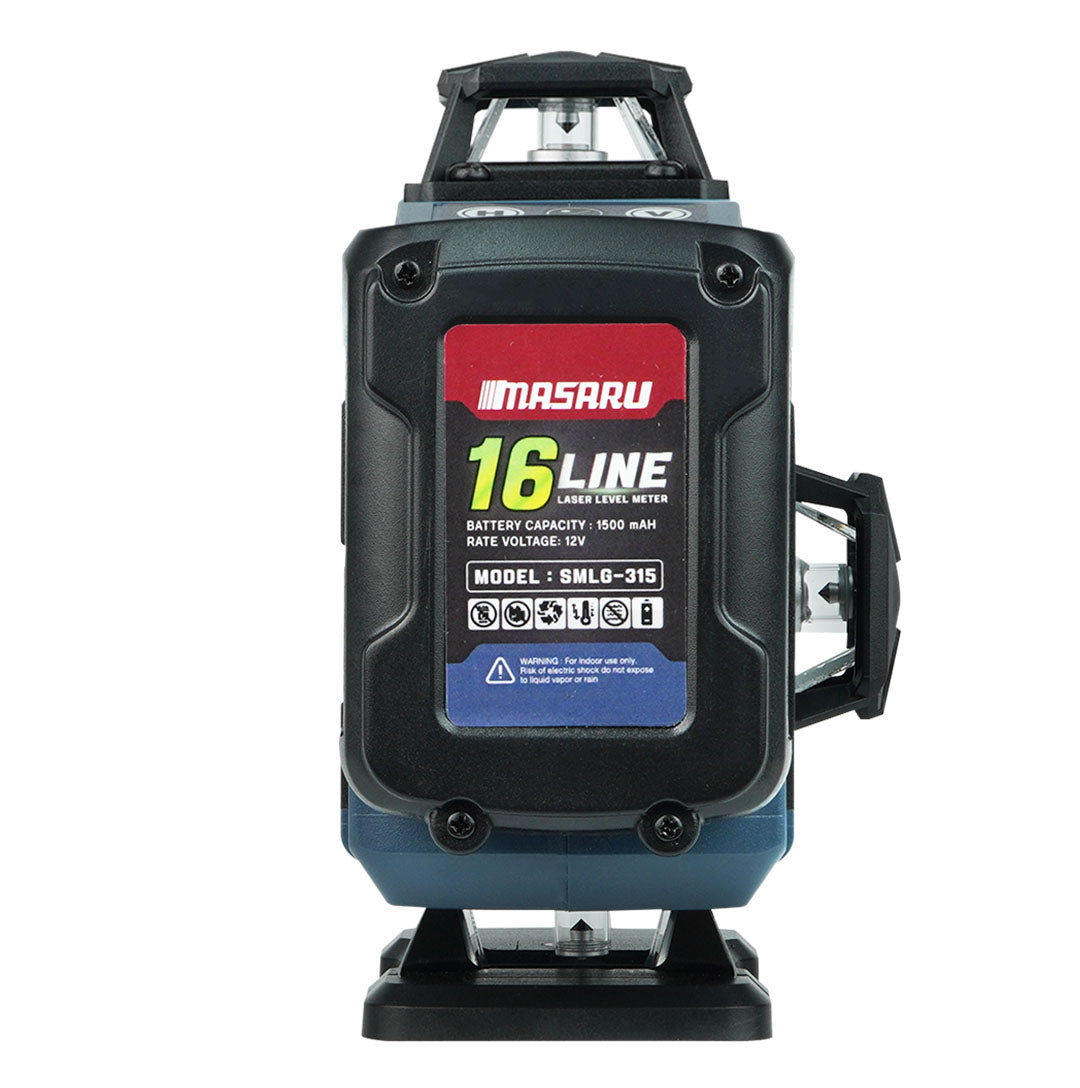เครื่องวัดระดับเลเซอร์แบบแสงสีเขียว 16 เส้น (LASER LEVEL METER) SMLG-315