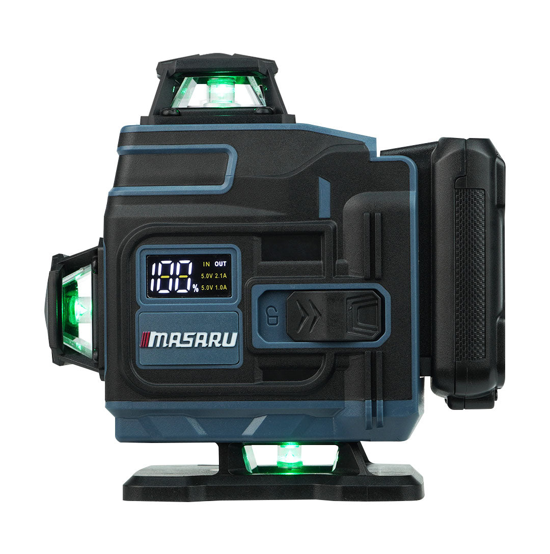เครื่องวัดระดับเลเซอร์แบบแสงสีเขียว 16 เส้น (LASER LEVEL METER) SMLG-315