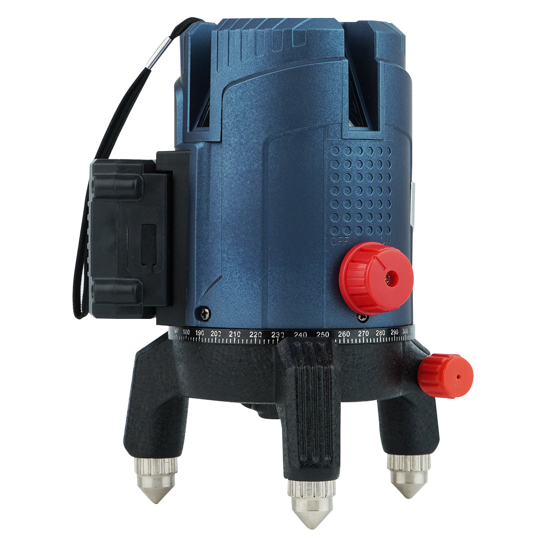 เครื่องวัดระดับเลเซอร์แบบแสงสีเขียว 5 เส้น (LASER LEVEL METER) SMLG-330
