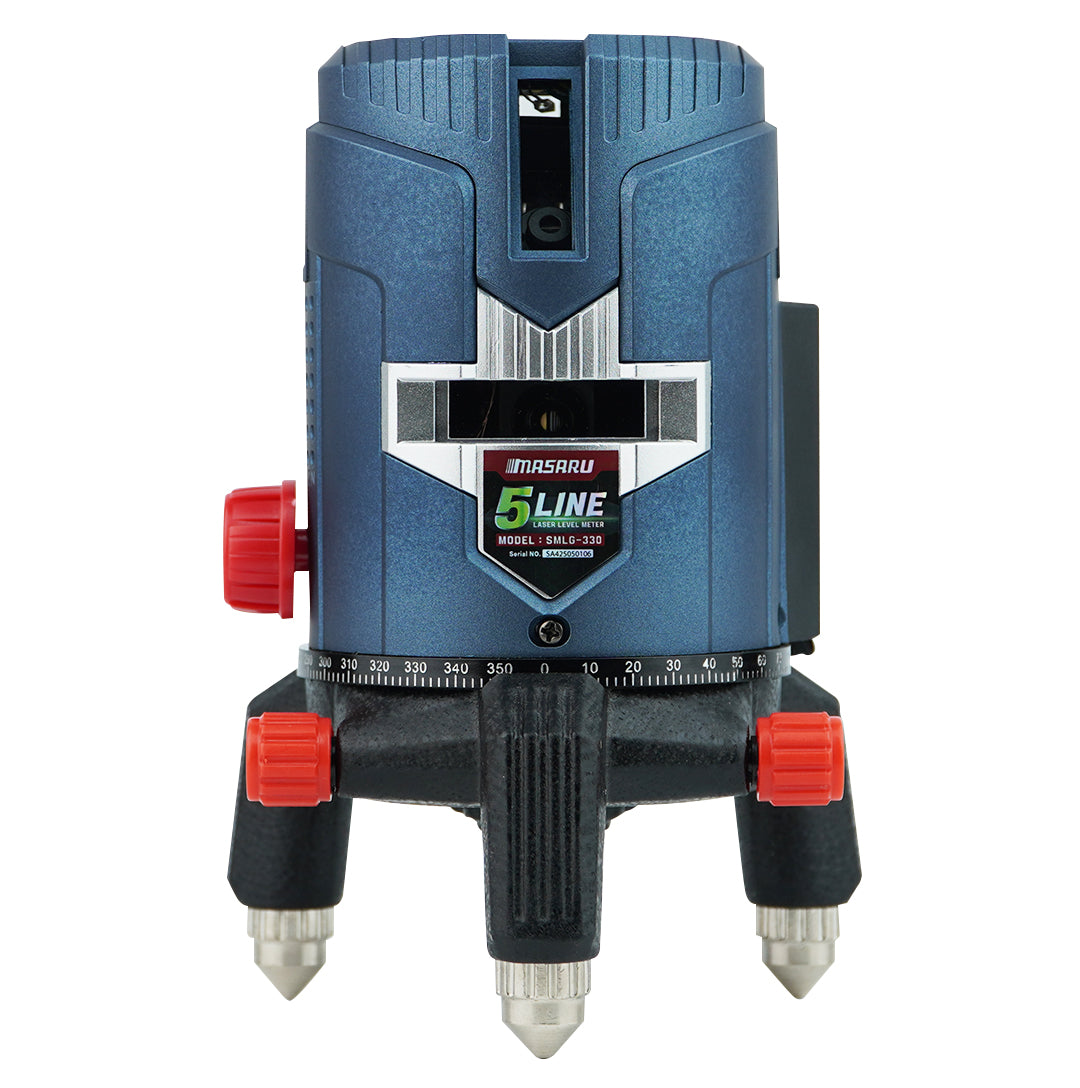 เครื่องวัดระดับเลเซอร์แบบแสงสีเขียว 5 เส้น (LASER LEVEL METER) SMLG-330